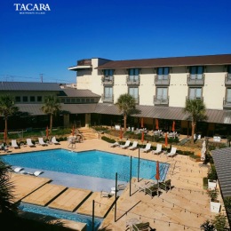 aerial view of the pool